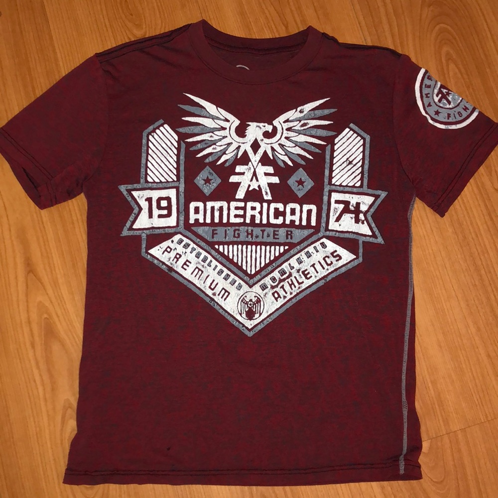 Boys American Fighter T shirt